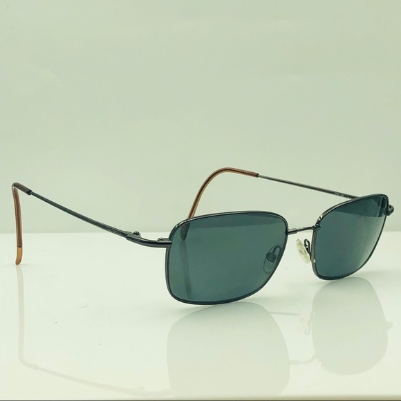 Chesterfield Gunmetal Oval Sunglasses Frames - Picture 2 of 4